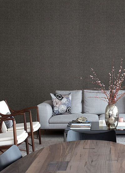 product image of Nagano Black Distressed Texture Wallpaper from the Warner XI Collection by Brewster Home Fashions 595
