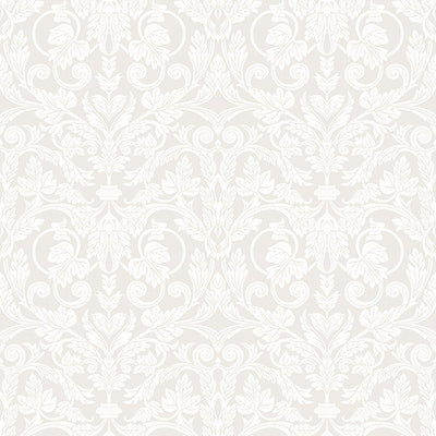 product image of Rosali Cream Scroll Damask Wallpaper 589