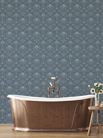 product image for Niki Blue Country Kitsch Wallpaper 51