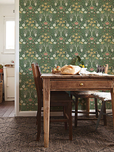 product image for Froso Green Garden Damask Wallpaper 47