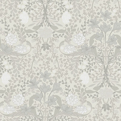 product image for Froso Light Grey Garden Damask Wallpaper 22