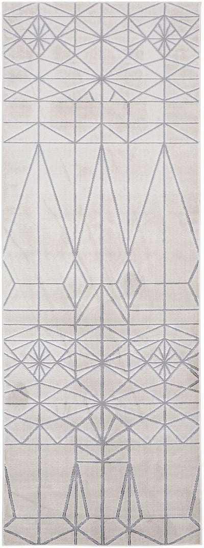 product image for Orin Ivory and Silver Rug by BD Fine Flatshot Image 1 7
