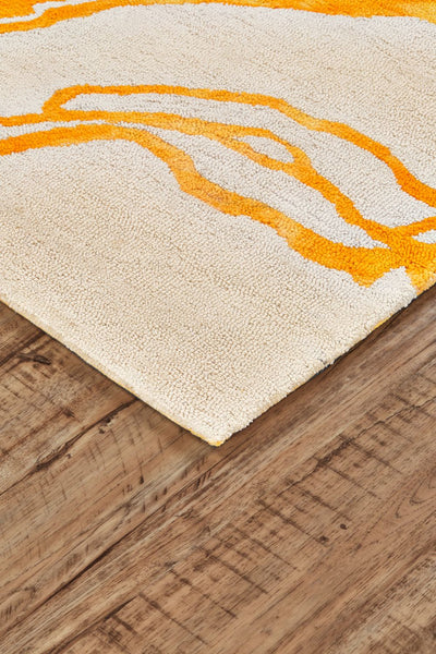 product image for Pearline Hand Tufted Orange and Yellow Rug by BD Fine Corner Image 1 74