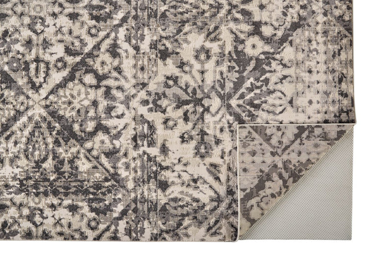 media image for Kiba Gray and Ivory Rug by BD Fine Fold Image 1 255