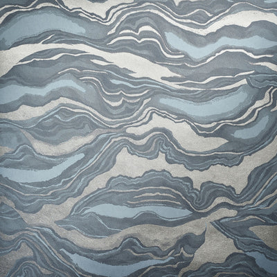 product image of Sample Reflection Wallpaper in Night Blue 534