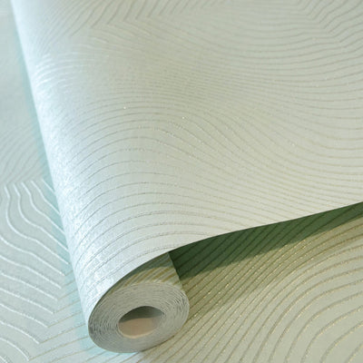 product image for Flow Wallpaper in Frost Mint 80