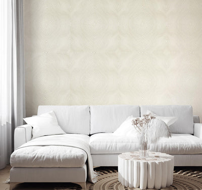 product image for Flow Wallpaper in Linen white 51