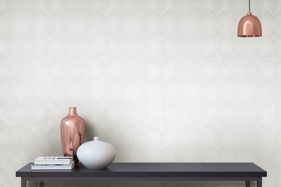 product image for Flow Wallpaper in Ivory White 58