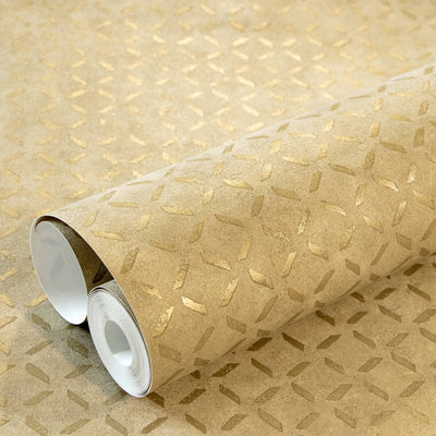 product image for Soho Wallpaper in Brown Gold 0