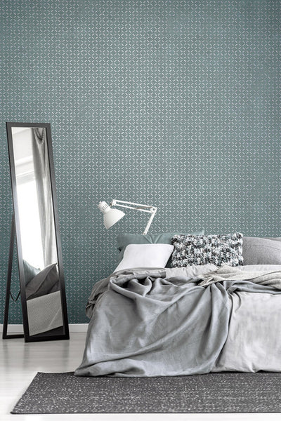 product image for Soho Wallpaper in Steel Blue 93