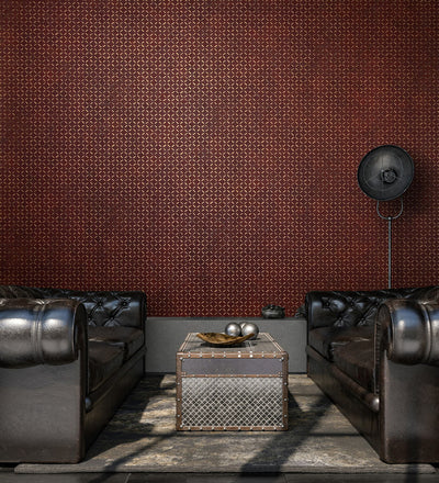 product image for Soho Wallpaper in Antique Red 12