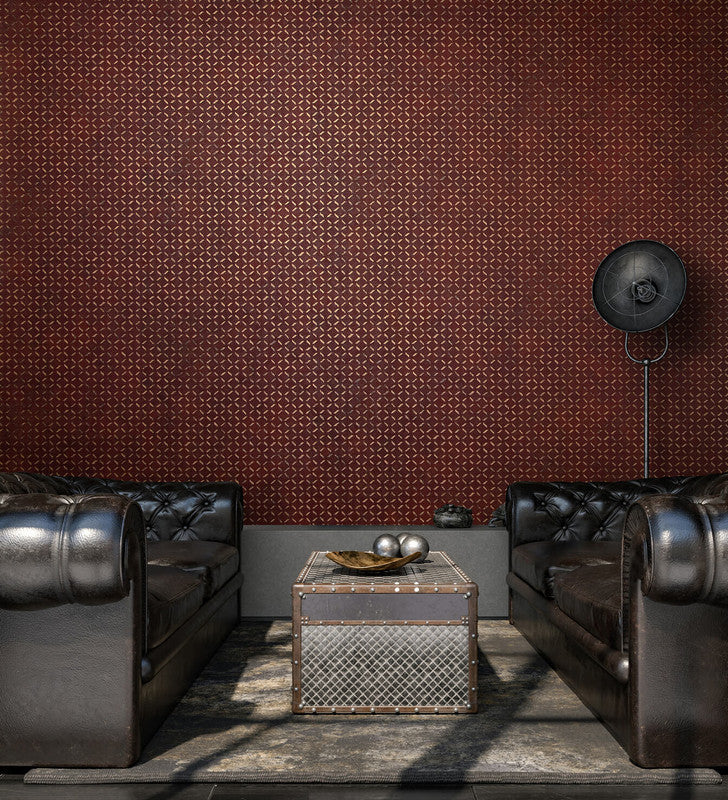 media image for Soho Wallpaper in Antique Red 255