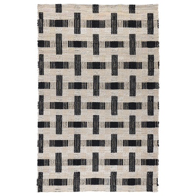 product image of preston rug in ivory black by bd home 1 1 561
