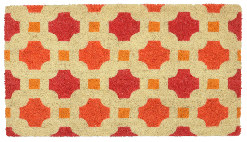 media image for Dylan Doormat in Red & Orange by BD Home 237