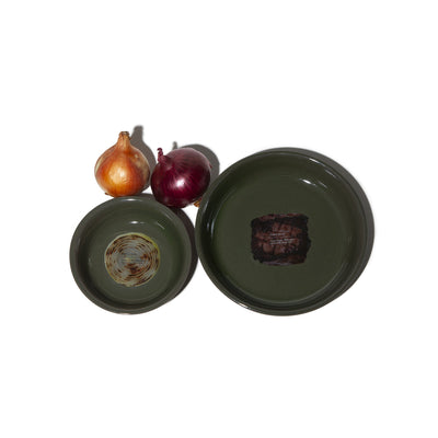 product image for forest green dinnerware bowls 5 73