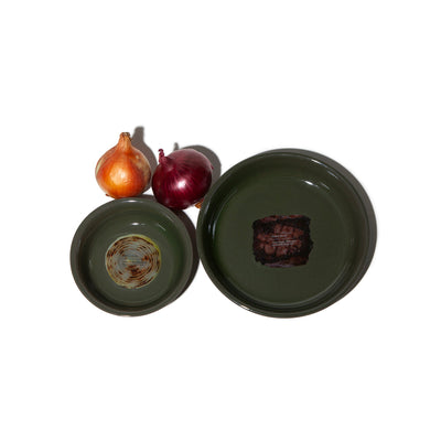 product image for forest green dinnerware bowls 1 28