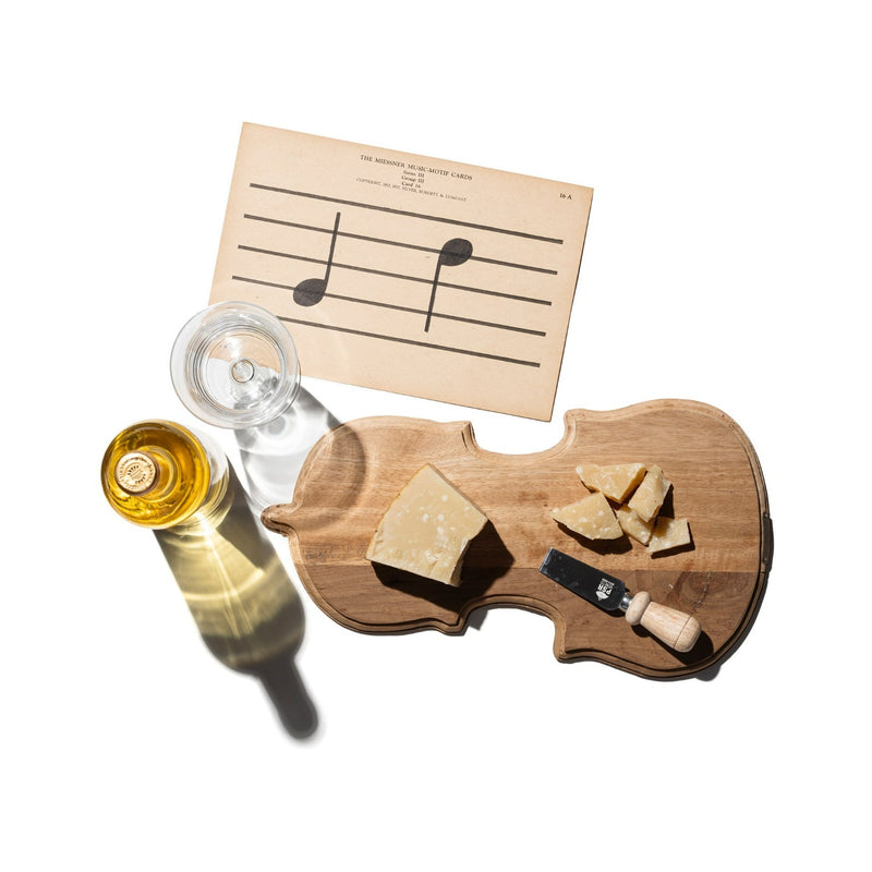 media image for Wood Violin Cutting Board By Puebco 303062 3 276