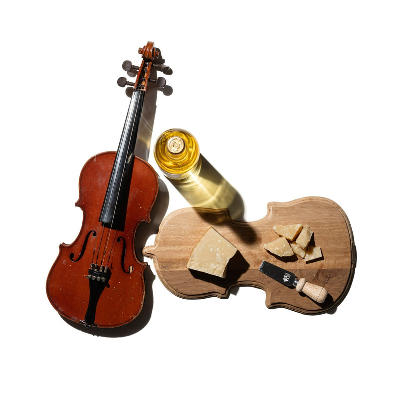 media image for Wood Violin Cutting Board By Puebco 303062 1 266