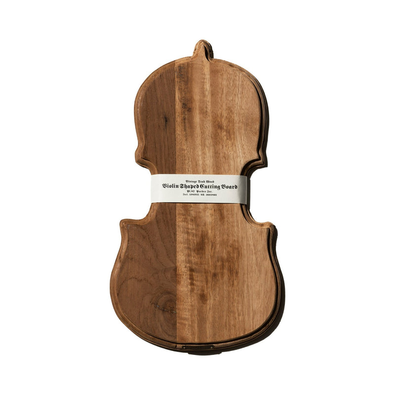 media image for Wood Violin Cutting Board By Puebco 303062 2 257