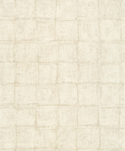 product image of Tile Greige Wallpaper from Eden Collection by Galerie Wallcoverings 516