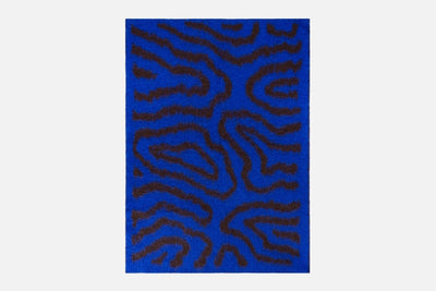 product image for monster ultramarine blue brown wiggle throw by hem 30530 3 5