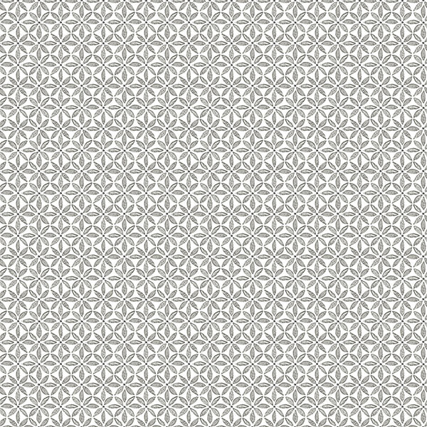 media image for Jellia Charcoal Petal Geometric Wallpaper from the Flora & Fauna Collection by Brewster Home Fashions 276