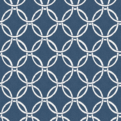 product image for Quelala Navy Ring Ogee Wallpaper from the Flora & Fauna Collection by Brewster Home Fashions 91