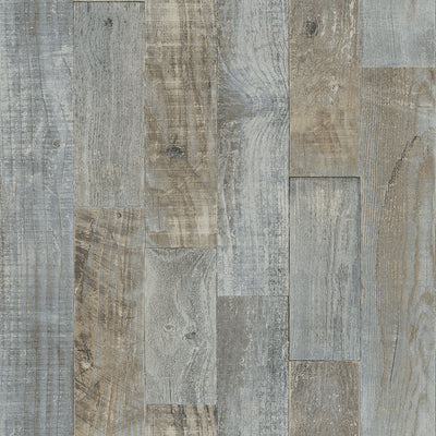 product image of Chebacco Slate Wood Planks Wallpaper from the Thoreau Collection by Brewster 595