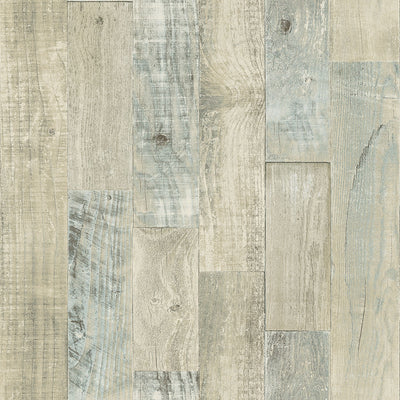 product image of Chebacco Taupe Wood Planks Wallpaper from the Thoreau Collection by Brewster 517