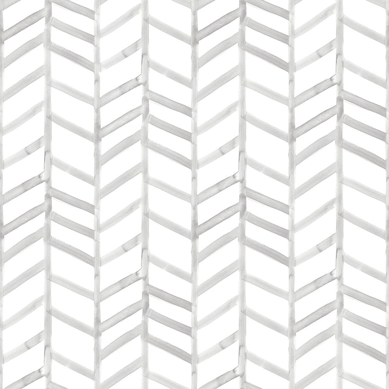 media image for Fletching Grey Geometric Wallpaper from the Thoreau Collection by Brewster 25