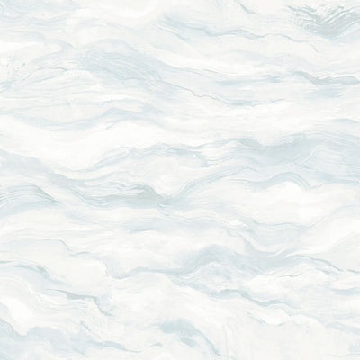 product image for Cirrus Blue Wave Wallpaper from the Thoreau Collection by Brewster 56