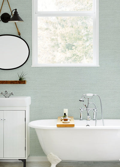 product image for Solitude Teal Distressed Texture Wallpaper from the Thoreau Collection by Brewster 48