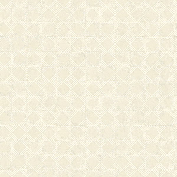 media image for Button Block Taupe Geometric Wallpaper 221