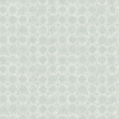 product image of Button Block Aqua Geometric Wallpaper 559