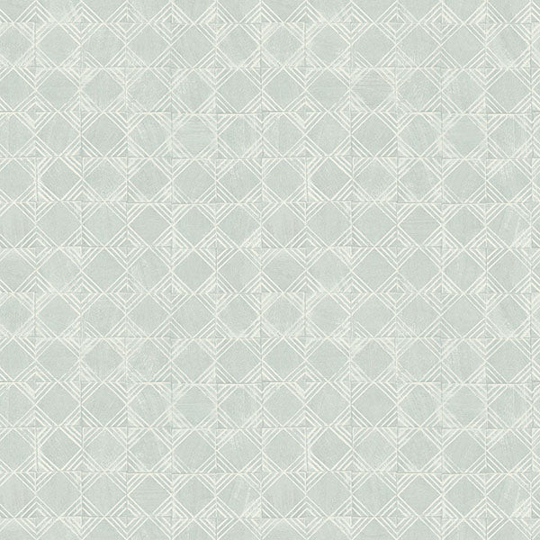 media image for Button Block Aqua Geometric Wallpaper 233