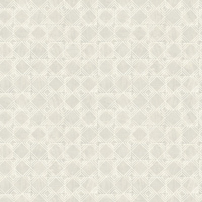 product image of Button Block Light Grey Geometric Wallpaper 573