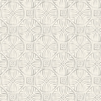 product image of Sandee Grey Medallion Wallpaper 515