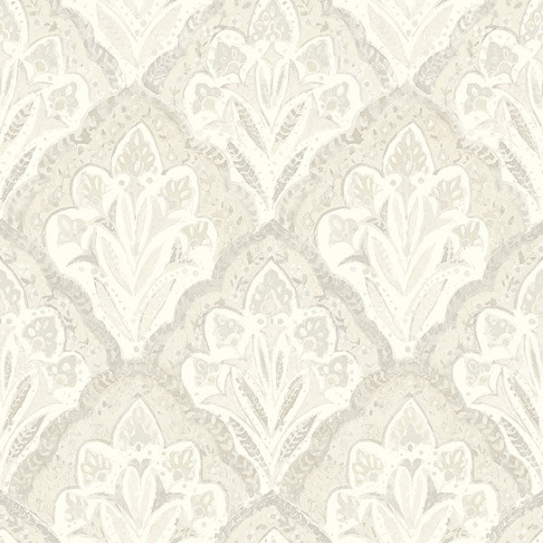 media image for Mimir Dove Quilted Damask Wallpaper 225