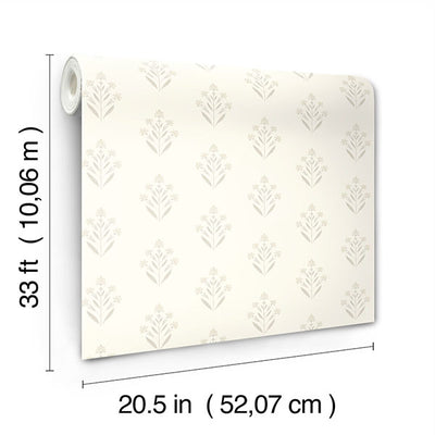 product image for Kova Dove Floral Crest Wallpaper 39