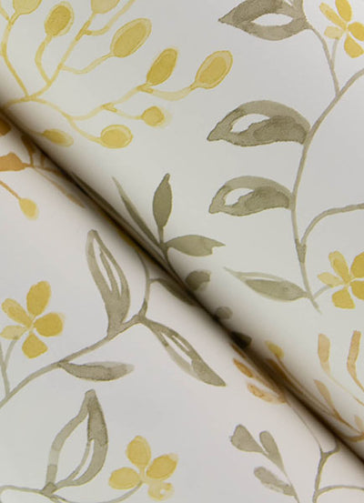 product image for Tarragon Honey Dainty Meadow Wallpaper 12