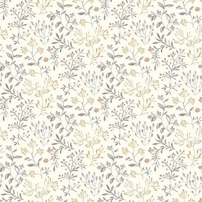 product image of Tarragon Grey Dainty Meadow Wallpaper 534