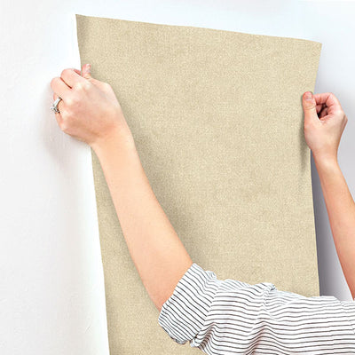 product image for Homespun Light Brown Textured Wallpaper 10