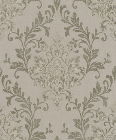 product image of Ornamental Neutrals Dark Wallpaper from Serene Collection by Galerie Wallcoverings 512