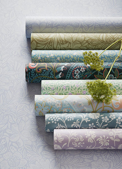 product image for Liana Periwinkle Trail Wallpaper from the Posy Collection by Brewster 72