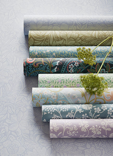 media image for Liana Periwinkle Trail Wallpaper from the Posy Collection by Brewster 257