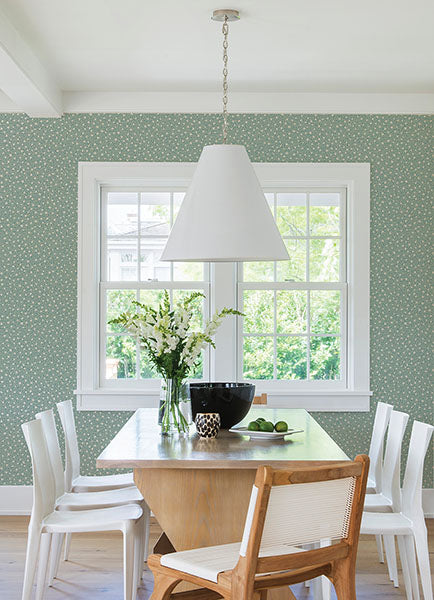 Shop Marguerite Sea Green Floral Wallpaper from the Posy Collection ...