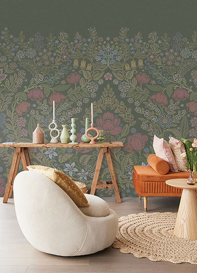 product image for Forest Whimsical Wall Mural from the Posy Collection by Brewster 77