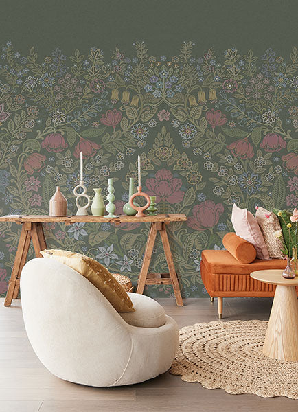 media image for Forest Whimsical Wall Mural from the Posy Collection by Brewster 292