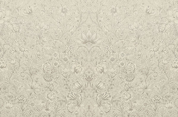 media image for Cream Rosarium Wall Mural from the Posy Collection by Brewster 28