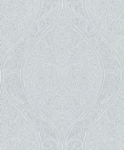 product image of sample art nouveau grey wallpaper from serene collection by galerie wallcoverings 1 579